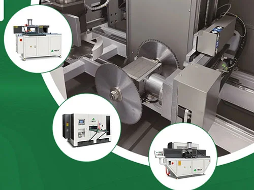 250w Six Blades Heavy End Milling Machine Aluminum Curtain Wall